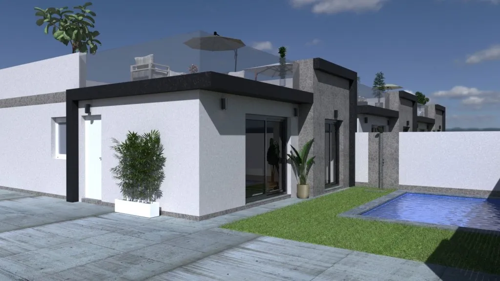 Detached House with Private Pool in Balsicas