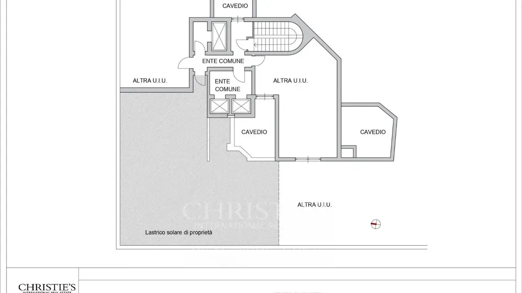 Floor Plan - Luxury Penthouse with Rooftop Terrace in Milan