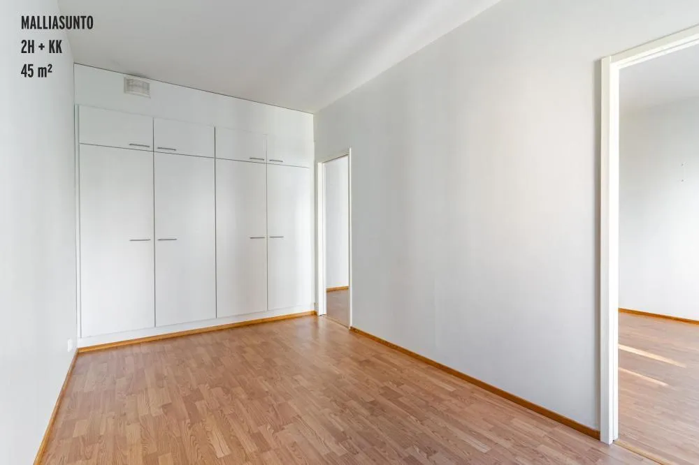 Bedrooms - Efficient 2-Bedroom Apartment in Sörnäinen, Helsinki