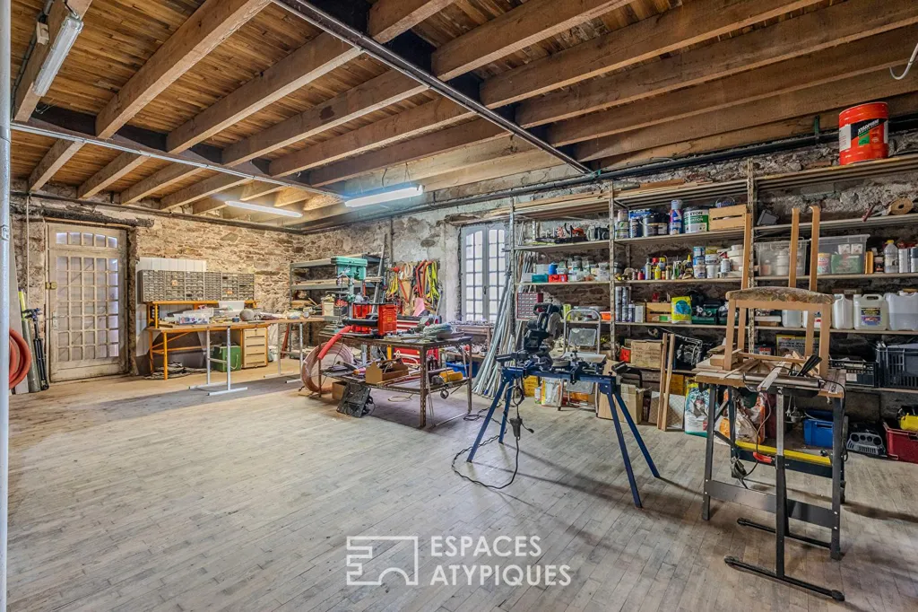 Lavanderia - Historic Millhouse with River View in Le Pallet