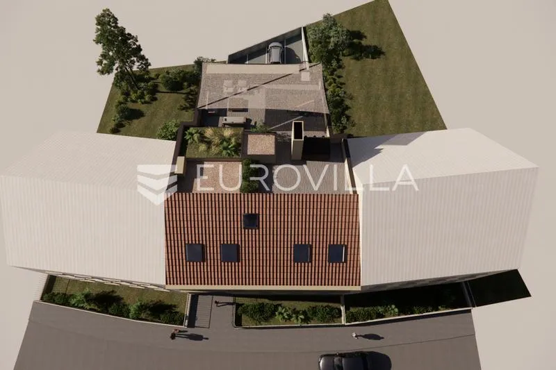 Vue aérienne - Urban Land with Location Permit in Zagreb Centre