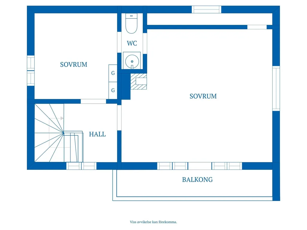 Plan - Timmer Villa in Dalarna with Balcony