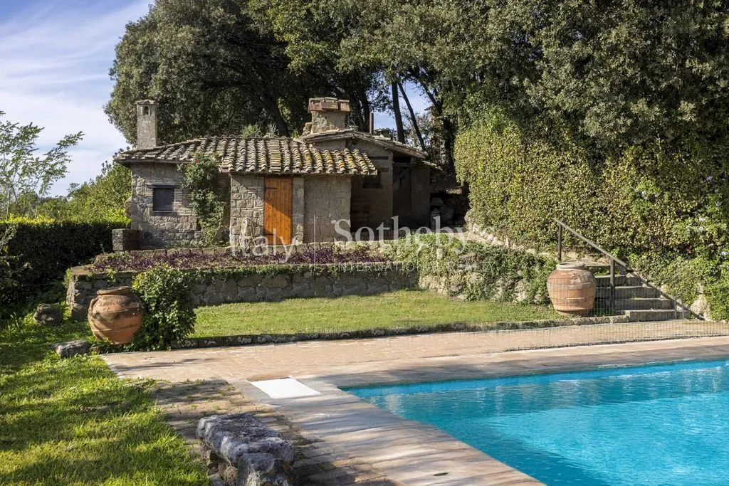 Piscine - 17th-Century Villa with Private Chapel in Rome