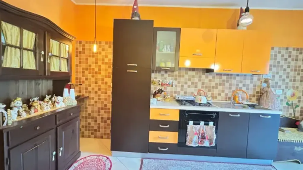Köök - Modern Apartment with Balcony in Macchia Romana