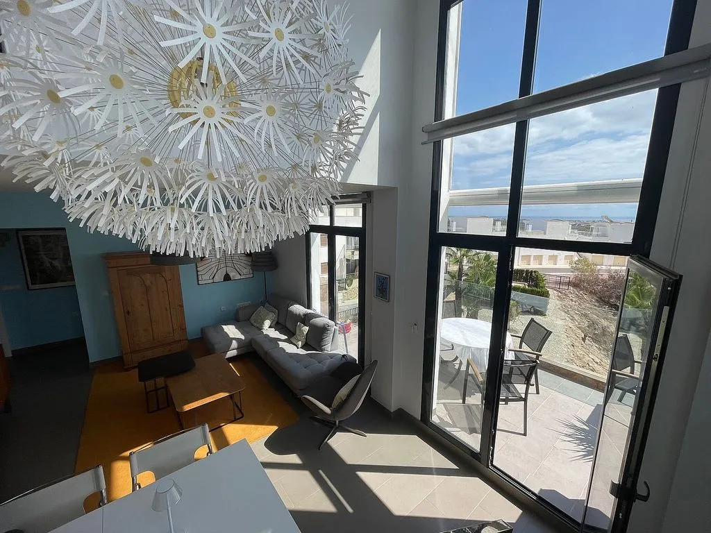 Söögituba - Penthouse with Pool in Campos de Golf