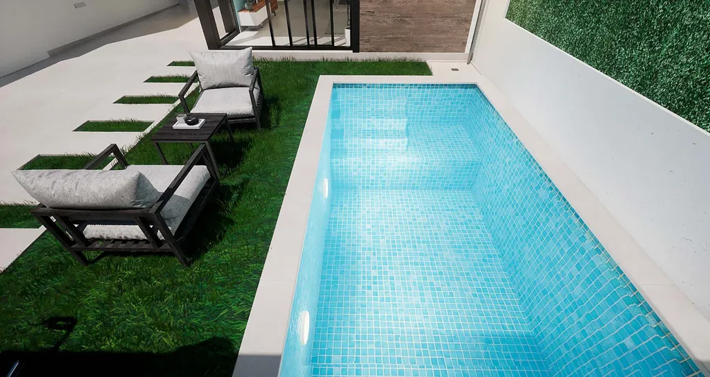 Vue aérienne - Newly Built Villa with Pool in Los Alcázares
