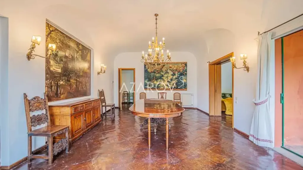Söögituba - Historic Villa with Pool in Grottaferrata