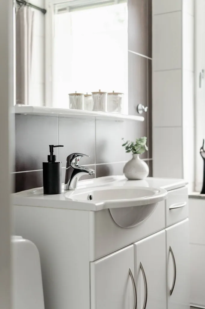 Salles de bain - Apartment with Balcony in Tullen, Borås