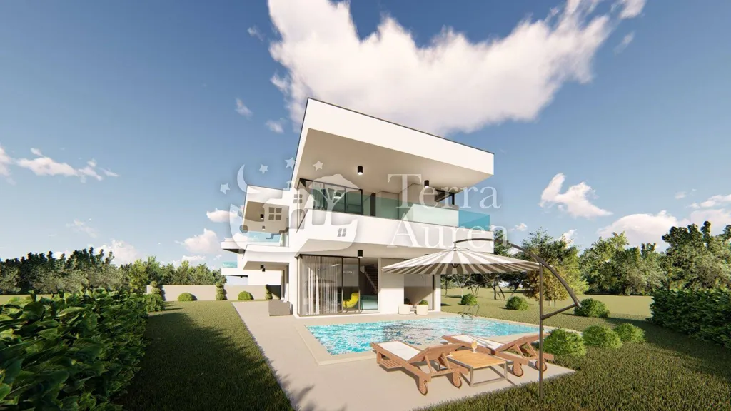 Modern Villa with Sea View in Omišalj