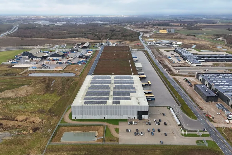 Õhuvaade - Logistics Centre with Four Warehouses in Denmark