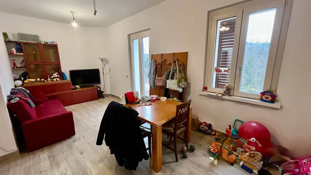 Séjour - Apartment with Private Garden in Fabriano