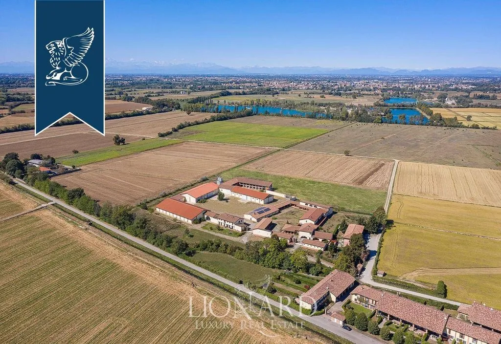 Vue aérienne - Luxury Villa with Organic Farm in Cusago