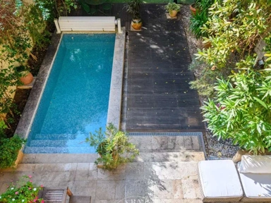 Vue aérienne - Appartement Luxe Duplex avec Jardin à Marseille