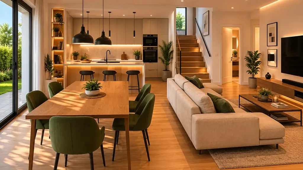 Salle à manger - Modern Villa with Private Garden in Zero Branco