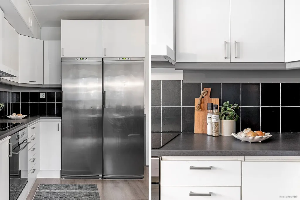Kitchen - Bungalow-Style Flat with Large Terrace in Olseröd