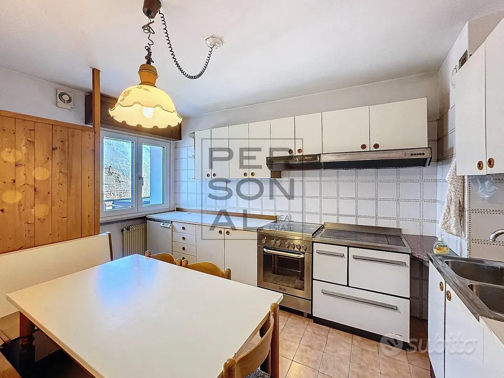 Cuisine - Apartment with Panoramic Balcony in Spormaggiore