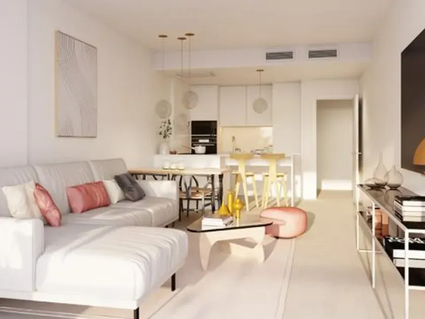 Soggiorno - New Build Flat with Terrace in San Roque