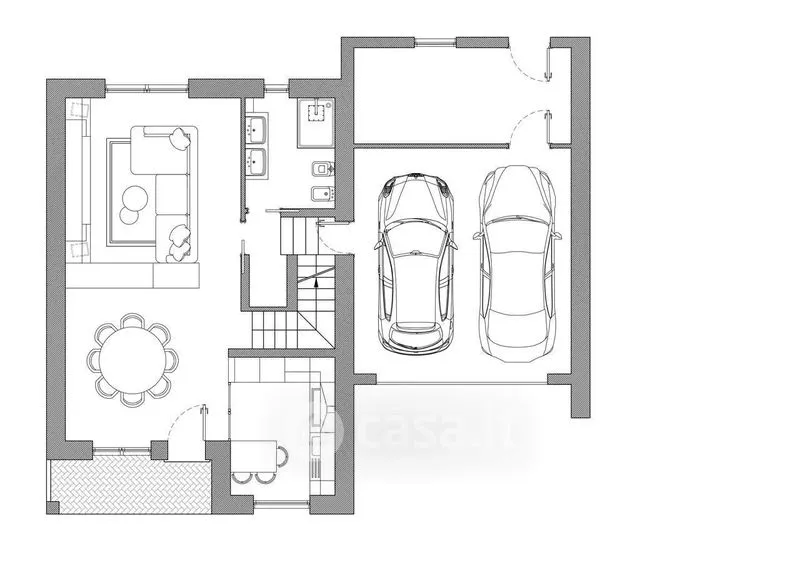 Plaan - Contemporary Villa with Private Garden in Mozzate