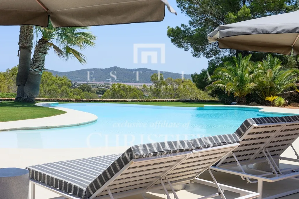 Piscine - Finca with Sea Views near Ibiza Town