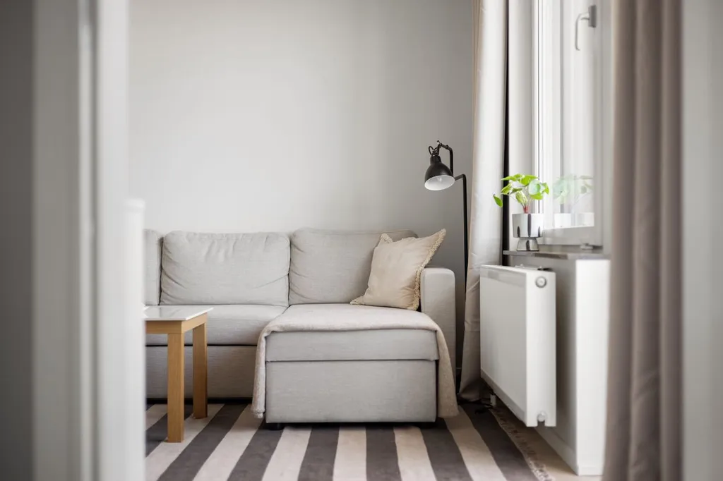 Séjour - Two-Bedroom Flat with Balcony in Central Knivsta