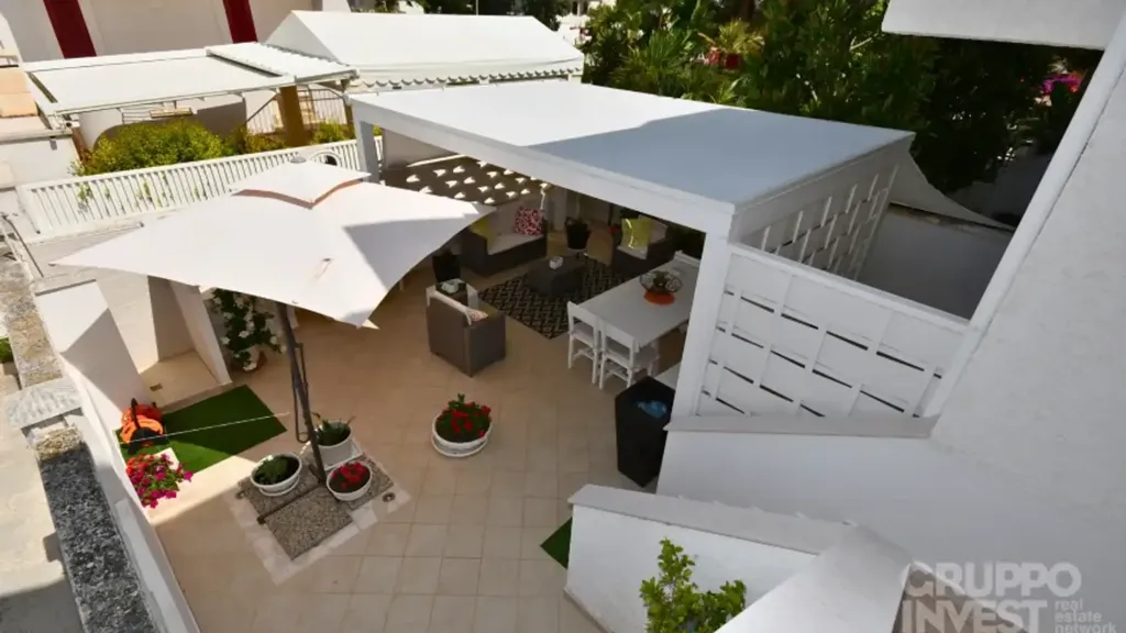 Terrasse - Apartment with Private Garden in Torre Canne