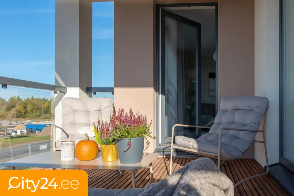 Balcon - New Flat with Internet in Tartu