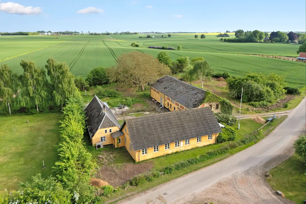 Vista aerea - Land Villa with Two Units in Ejlby Lunde