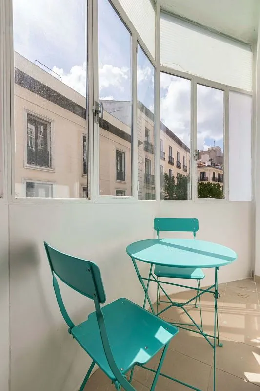 Balcony - Furnished Apartment with Terrace in Sol