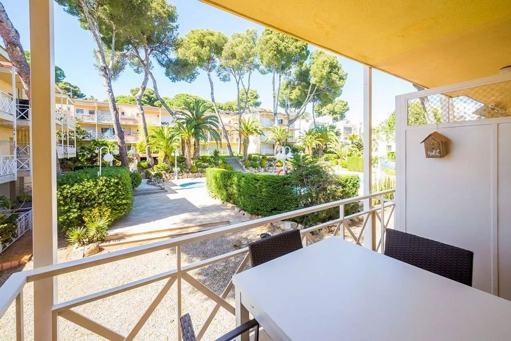 Terrace - Reformed Apartment with Pool in Els Pins