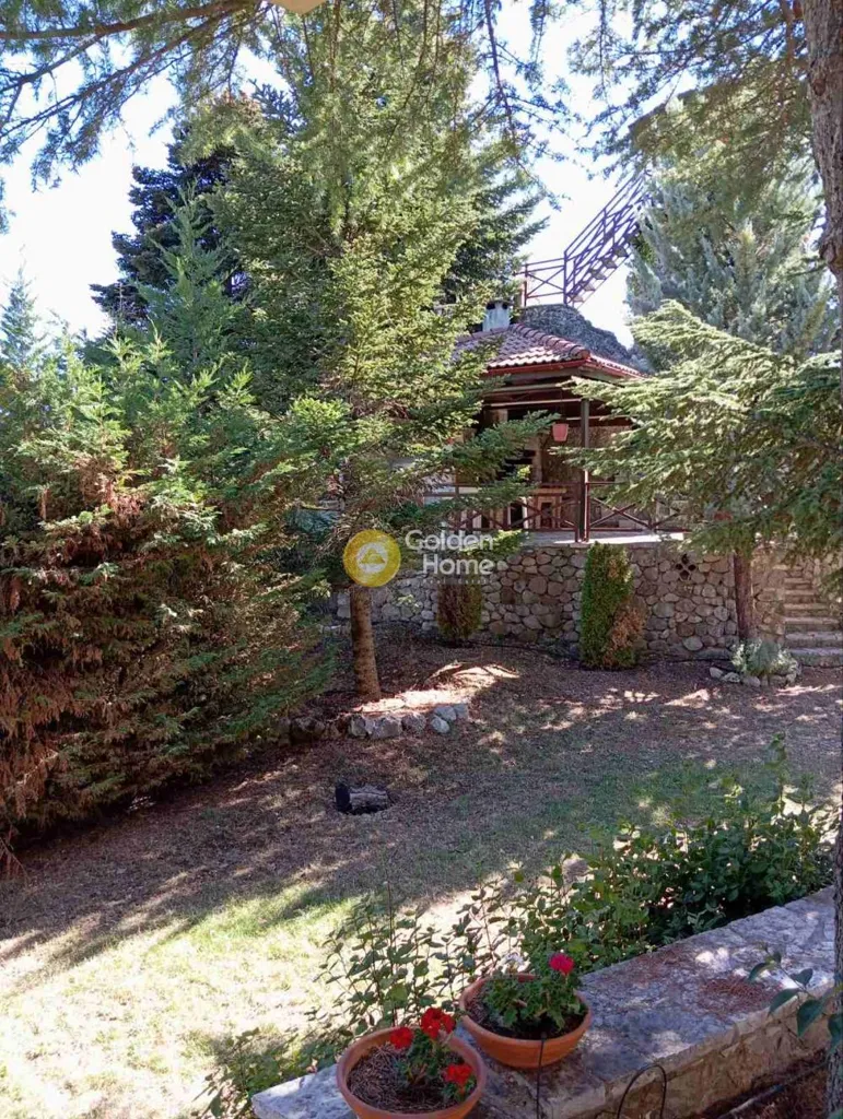 Garden - Villa with Mountain View in Amfissa