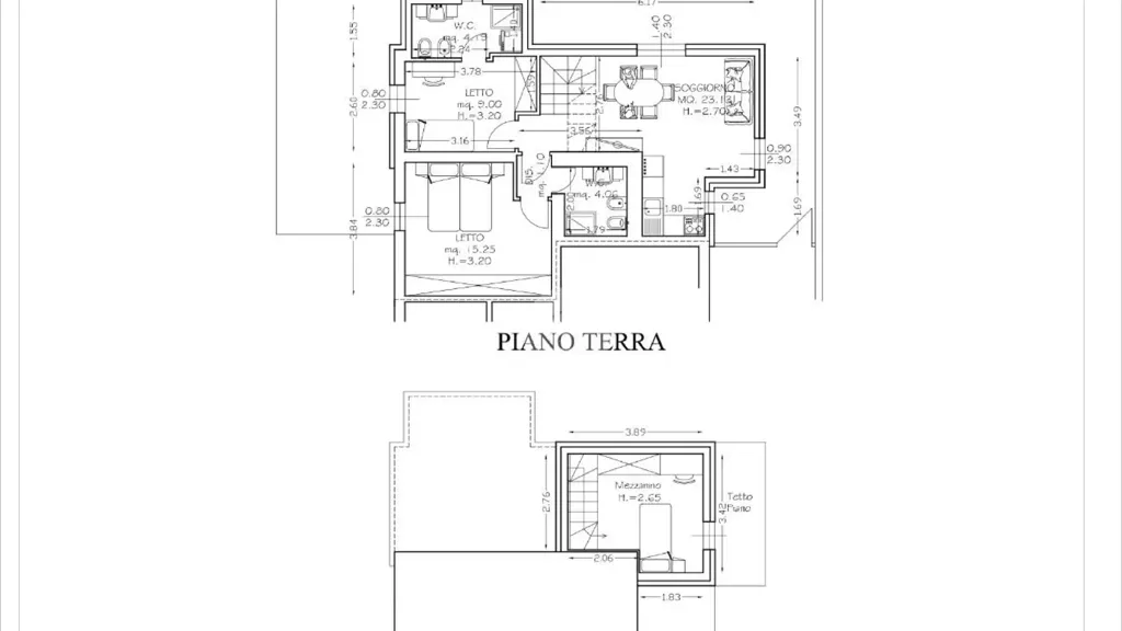 Plaan - Rear-Facing Apartment with Private Garden in Cervia