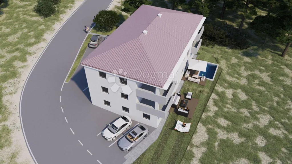 Apartment with Private Pool in Klimno, Dobrinj