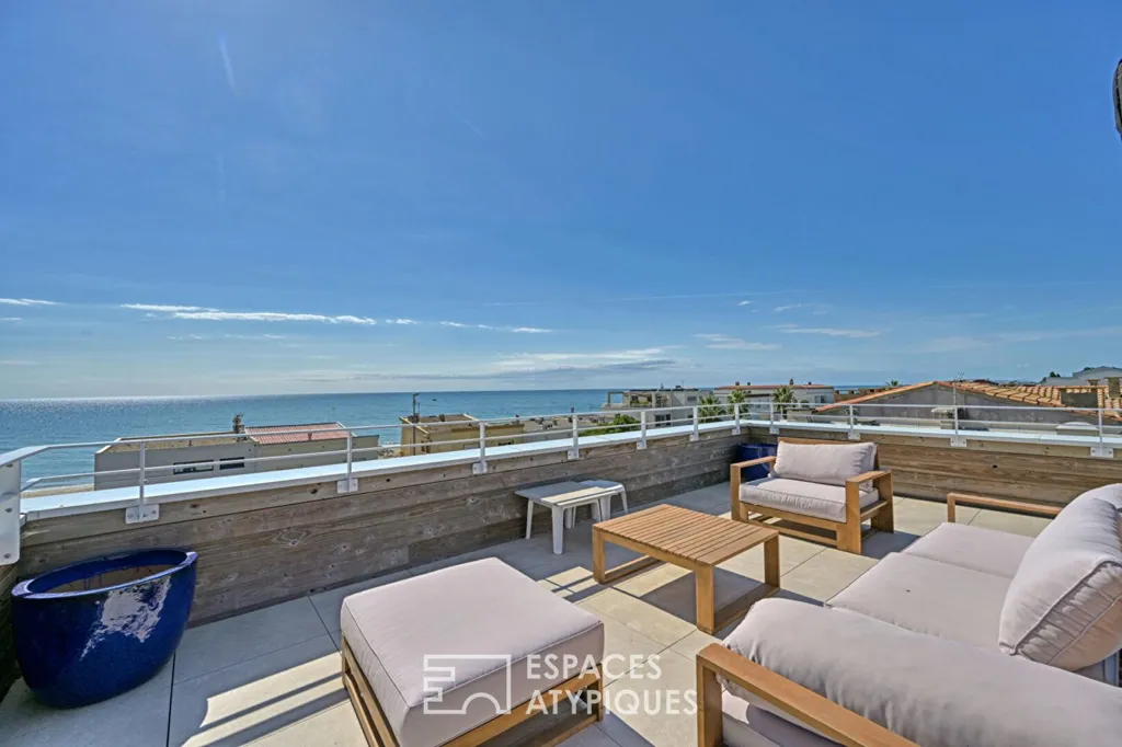 Terrasse - Duplex Contemporain avec Rooftop à Palavas-les-Flots