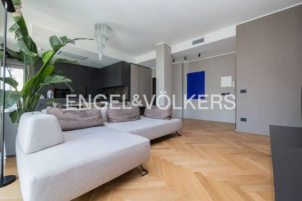 Living Room - Luxury Flat with Terrace in Corso Lodi, Milan
