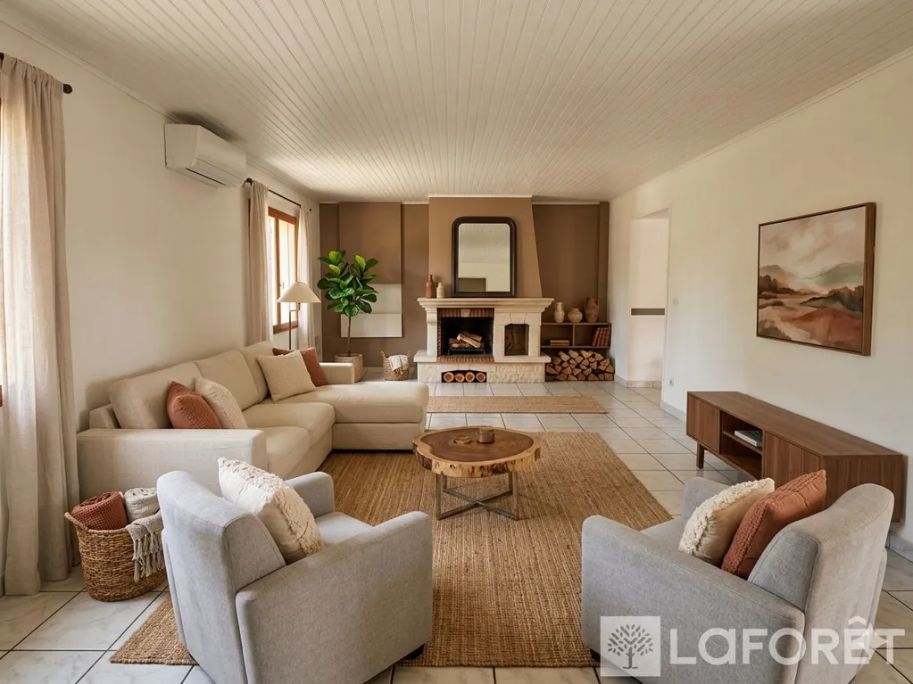 Soggiorno - 6-Piece House with Pool in Le Teich