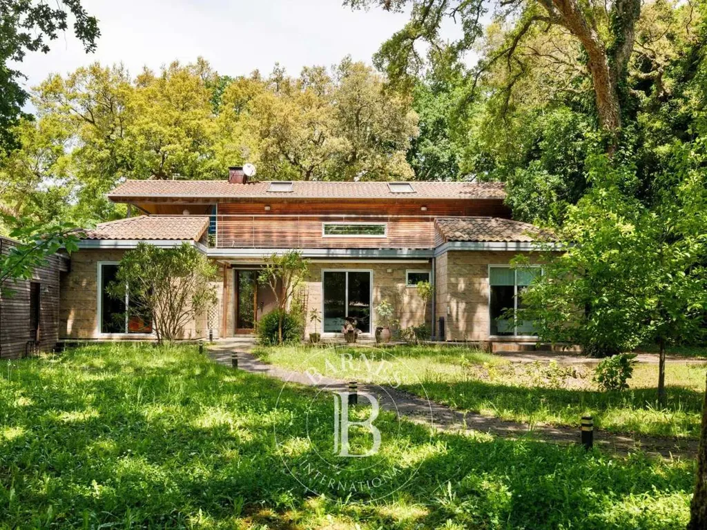 Jardin - Maison Contemporaine avec Vue sur le Golf à Hossegor