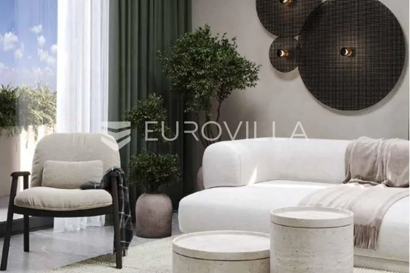 Living Room - Ground Floor Apartment with Pool in Tar, Istria