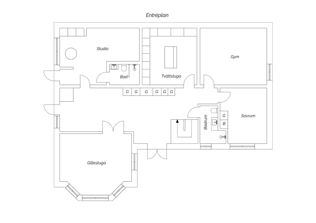 Plan - Luxury Villa with Pool in Billdal