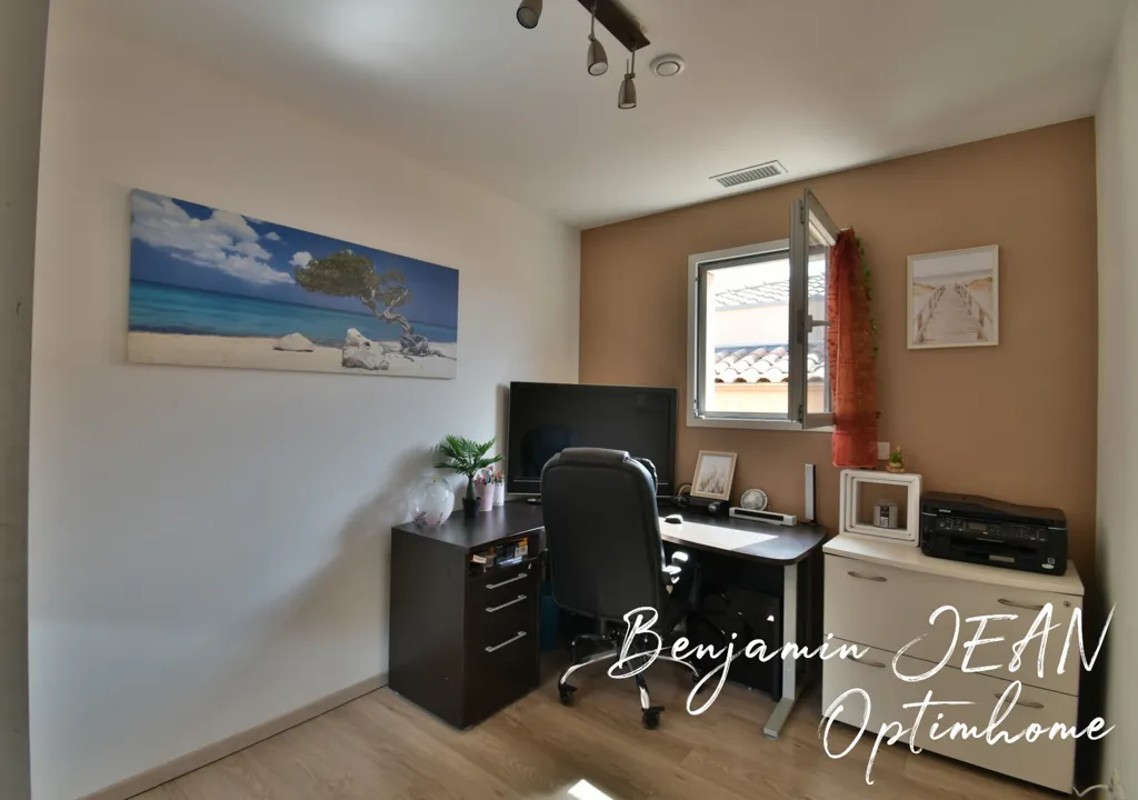 Bureau - Villa Familiale avec Piscine à Sérignan