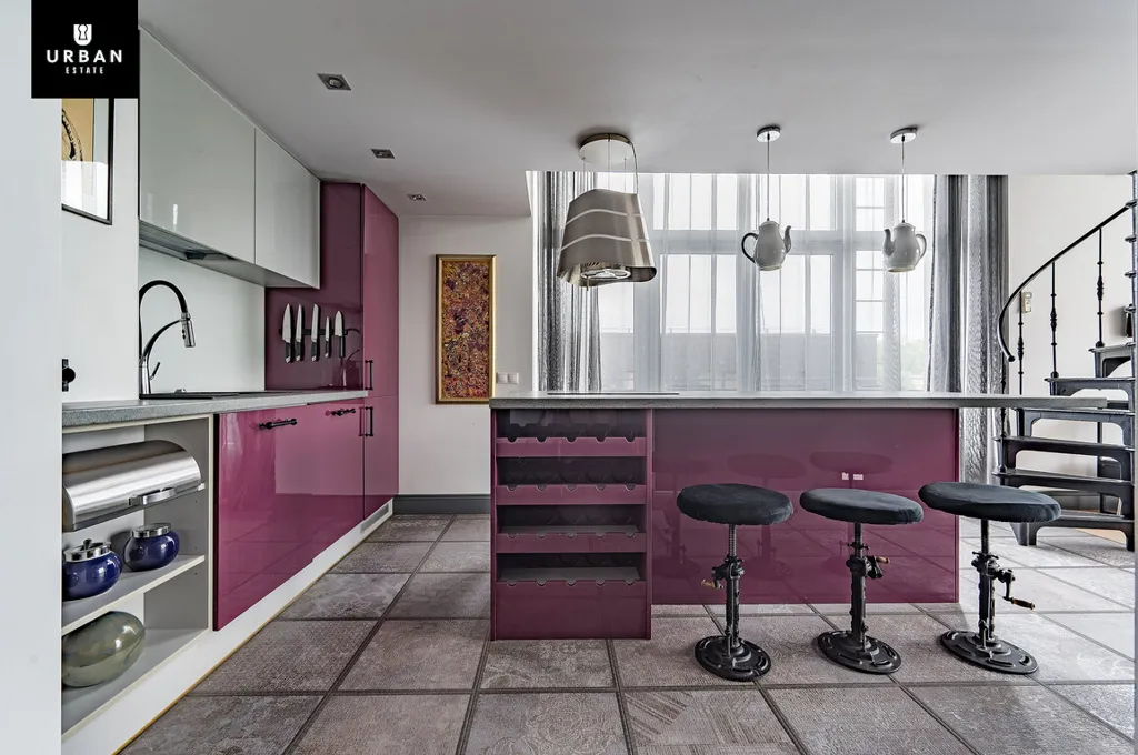 Cuisine - Modern Apartment with View in Vilnius