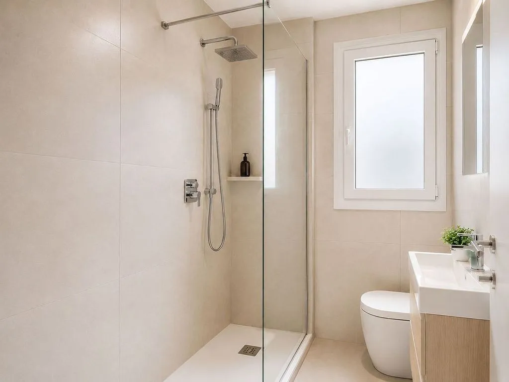 Salles de bain - Apartment with Balcony in Mestalla, Valencia