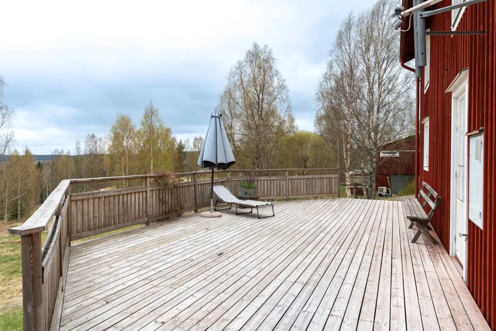 Terrasse - Villa in Västerbottens Style near Umeå