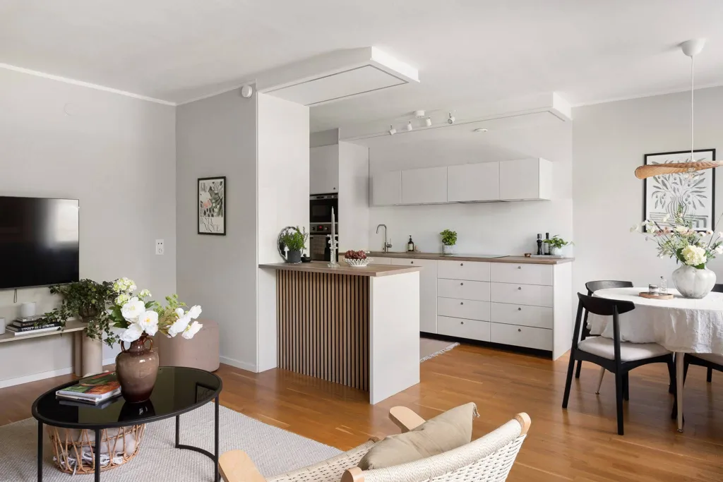Séjour - Bright Two-Bedroom Flat with Large Terrace in Stockholm
