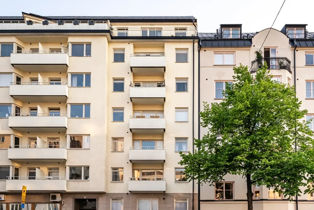 Välivaade - Apartment with Shared Rooftop Terrace in Vasastan