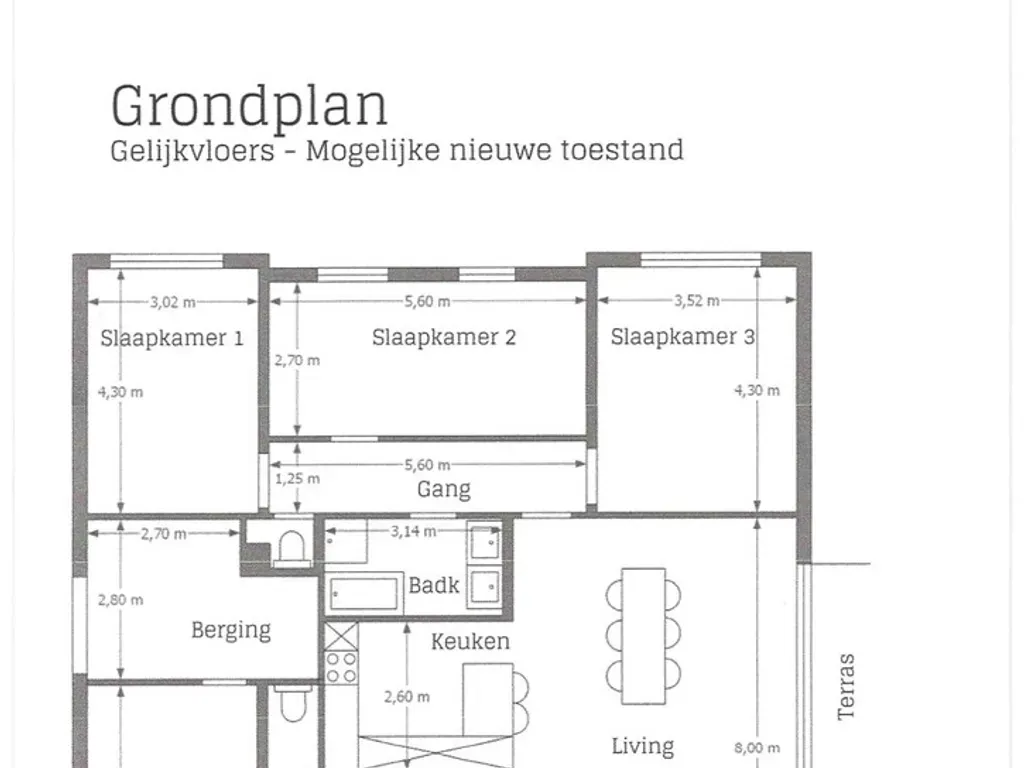 Plan - Maison de 6 Chambres avec Jardin à Lummen