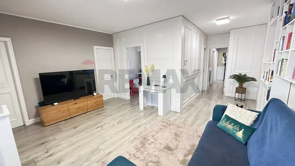 Living Room - Modern Apartment with Balcony in Cosenza