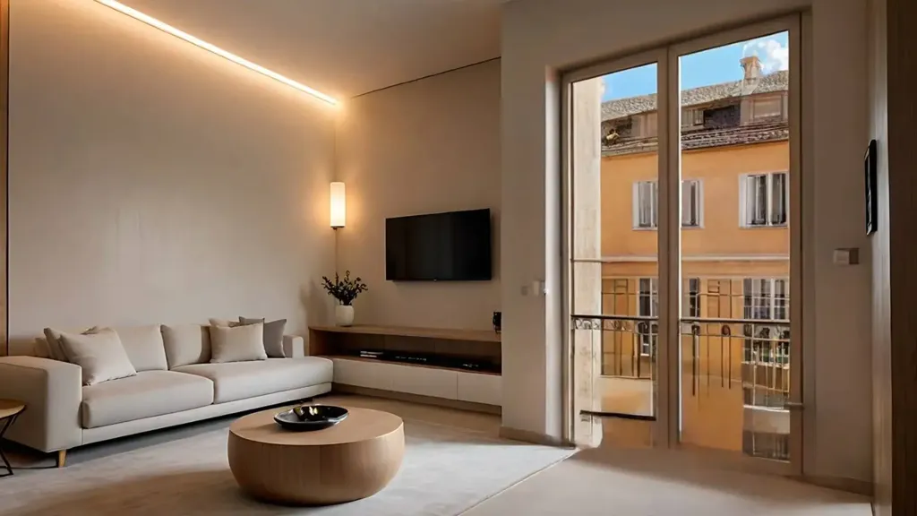 Séjour - Rearranged Apartment with Sea View in Borghetto