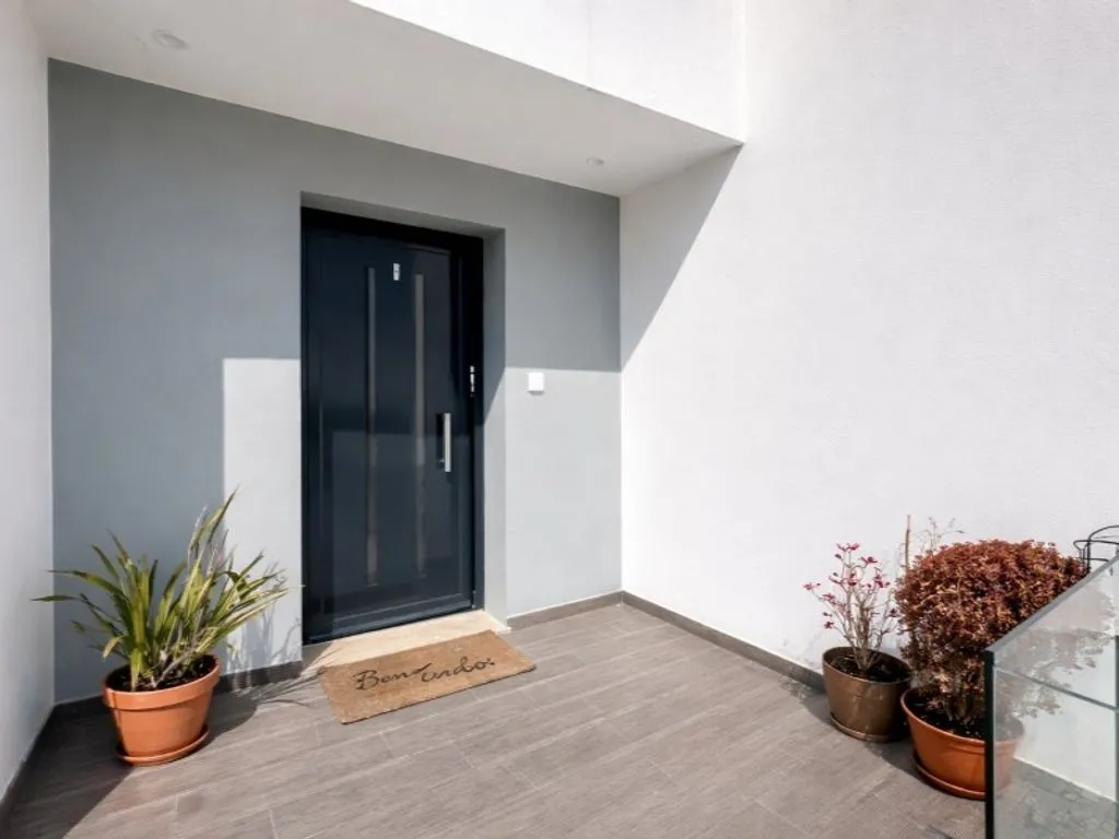 Entrée - Contemporary Semidetached House in Mafra