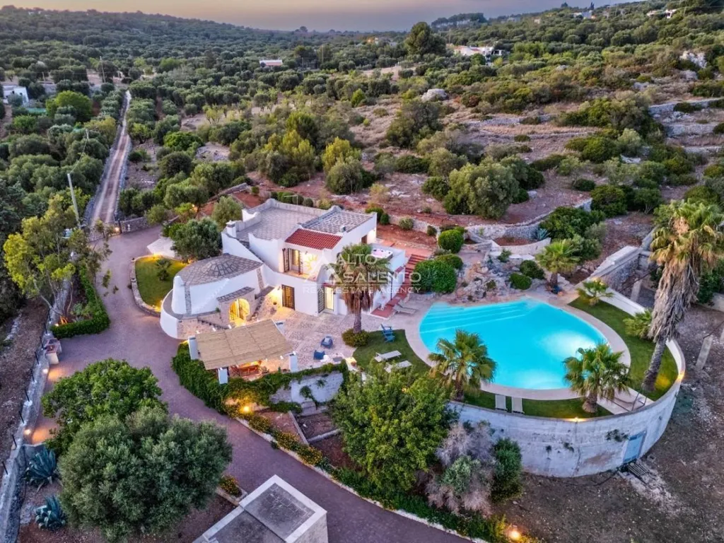 Aerial - Renovated Villa with Pool near Ostuni