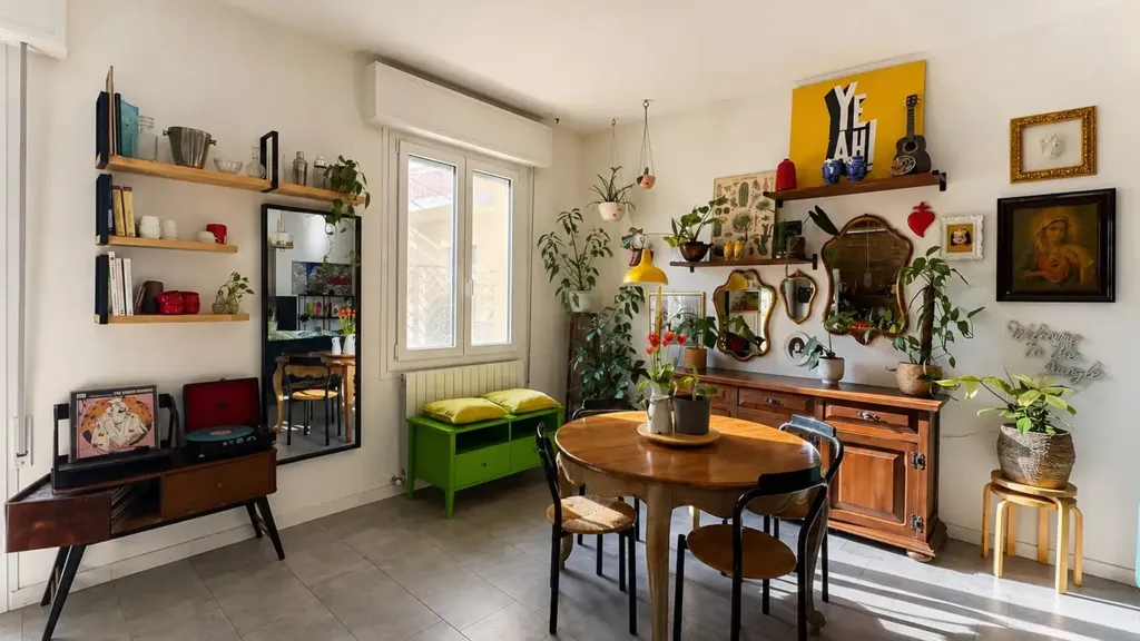 Dining Room - Rearranged Apartment with Terrazzo in Bologna